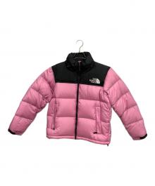 THE NORTH FACE（ザ ノース フェイス）の古着「ショートヌプシジャケット」｜ブラック×ピンク