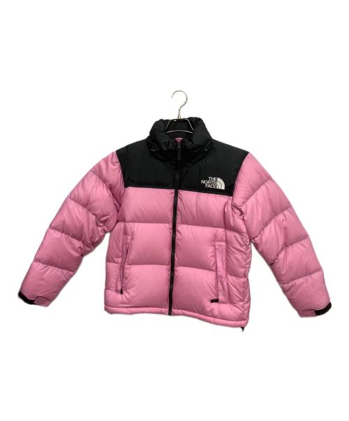 THE NORTH FACE（ザ ノース フェイス）THE NORTH FACE (ザ ノース フェイス) ショートヌプシジャケット ブラック×ピンク サイズ:Lの古着・服飾アイテム