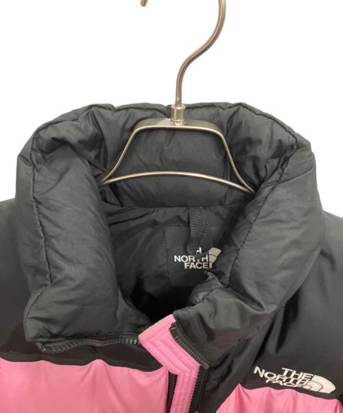 THE NORTH FACE（ザ ノース フェイス）THE NORTH FACE (ザ ノース フェイス) ショートヌプシジャケット ブラック×ピンク サイズ:Lの古着・服飾アイテム