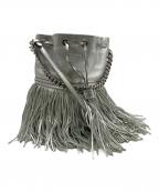 J&M DAVIDSONジェイ＆エム デヴィッドソン）の古着「フリンジカーニバルミニバッグ」｜シルバーカラー