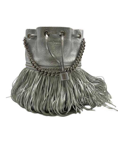 J&M DAVIDSON（ジェイ＆エム デヴィッドソン）J&M DAVIDSON (ジェイ＆エム デヴィッドソン) フリンジカーニバルミニバッグ シルバーカラーの古着・服飾アイテム