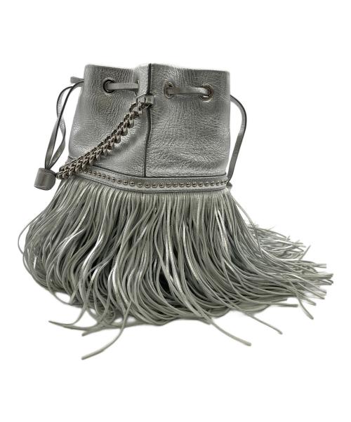 J&M DAVIDSON（ジェイ＆エム デヴィッドソン）J&M DAVIDSON (ジェイ＆エム デヴィッドソン) フリンジカーニバルミニバッグ シルバーカラーの古着・服飾アイテム