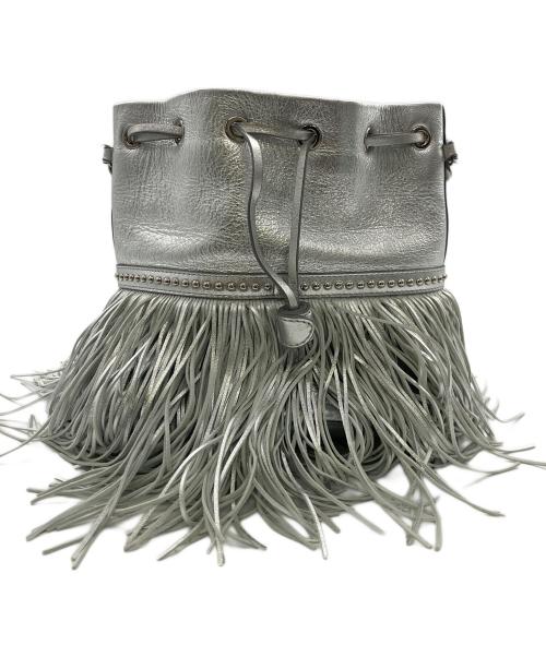 J&M DAVIDSON（ジェイ＆エム デヴィッドソン）J&M DAVIDSON (ジェイ＆エム デヴィッドソン) フリンジカーニバルミニバッグ シルバーカラーの古着・服飾アイテム