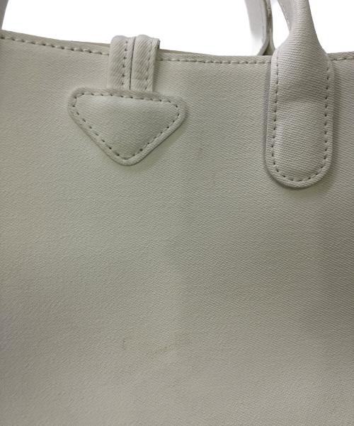 LONGCHAMP（ロンシャン）LONGCHAMP (ロンシャン) 2WAYバッグ ホワイトの古着・服飾アイテム