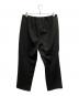 Maison Margiela (メゾンマルジェラ) RAISED SEAM ZIP DETAIL TROUSERS ブラック サイズ:50号：30000円