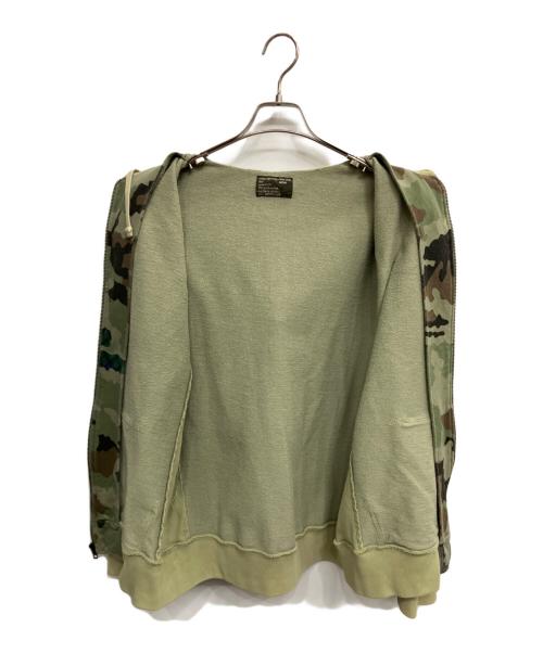 stussy（ステューシー）stussy (ステューシー) ジップパーカー オリーブ サイズ:Mの古着・服飾アイテム