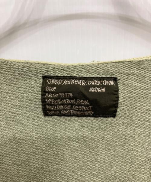 stussy（ステューシー）stussy (ステューシー) ジップパーカー オリーブ サイズ:Mの古着・服飾アイテム