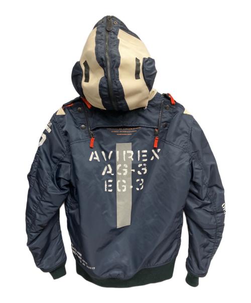 AVIREX（アヴィレックス）AVIREX (アヴィレックス) REMODEL MARK2 MA-1 ジャケット ネイビー サイズ:Lの古着・服飾アイテム