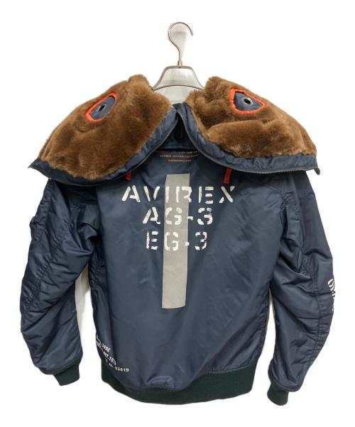 AVIREX（アヴィレックス）AVIREX (アヴィレックス) REMODEL MARK2 MA-1 ジャケット ネイビー サイズ:Lの古着・服飾アイテム