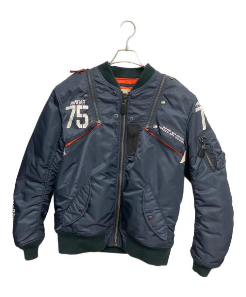 AVIREX（アヴィレックス）AVIREX (アヴィレックス) REMODEL MARK2 MA-1 ジャケット ネイビー サイズ:Lの古着・服飾アイテム