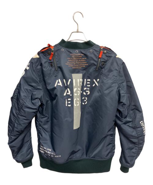 AVIREX（アヴィレックス）AVIREX (アヴィレックス) REMODEL MARK2 MA-1 ジャケット ネイビー サイズ:Lの古着・服飾アイテム