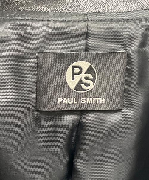 PAUL SMITH（ポールスミス）PAUL SMITH (ポールスミス) ライダースジャケット ブラック×ネイビー サイズ:Sの古着・服飾アイテム