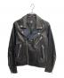 PAUL SMITH（ポールスミス）の古着「ライダースジャケット」｜ブラック×ネイビー