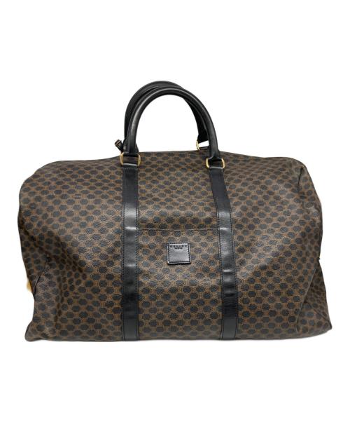 CELINE（セリーヌ）CELINE (セリーヌ) マカダム　ボストンバッグ ブラウンの古着・服飾アイテム