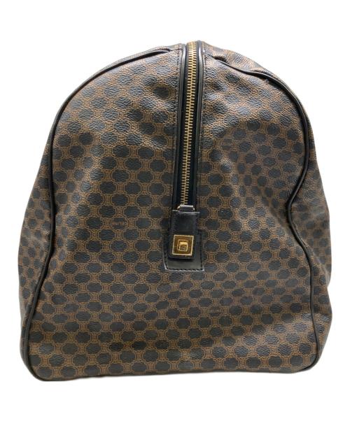 CELINE（セリーヌ）CELINE (セリーヌ) マカダム　ボストンバッグ ブラウンの古着・服飾アイテム