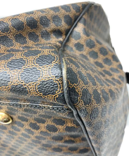 CELINE（セリーヌ）CELINE (セリーヌ) マカダム　ボストンバッグ ブラウンの古着・服飾アイテム