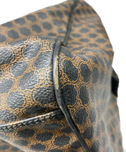 CELINE（セリーヌ）CELINE (セリーヌ) マカダム　ボストンバッグ ブラウンの古着・服飾アイテム