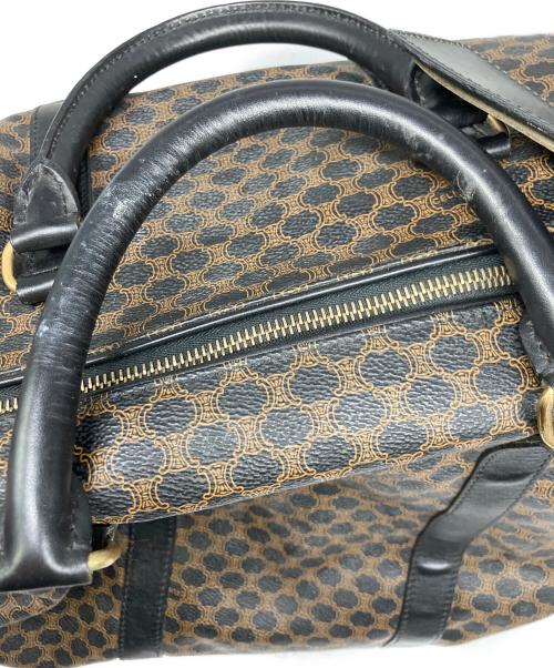 CELINE（セリーヌ）CELINE (セリーヌ) マカダム　ボストンバッグ ブラウンの古着・服飾アイテム