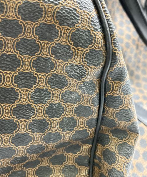 CELINE（セリーヌ）CELINE (セリーヌ) マカダム　ボストンバッグ ブラウンの古着・服飾アイテム