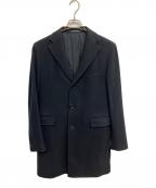 TAGLIATOREタリアトーレ）の古着「カシミヤブレンドチェスターコート」｜ネイビー