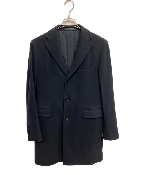 TAGLIATORE（タリアトーレ）TAGLIATORE (タリアトーレ) カシミヤブレンドチェスターコート ネイビー サイズ:46の古着・服飾アイテム