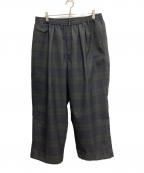 DAIWA PIER39ダイワ ピア39）の古着「TECH WIDE EASY 2P TROUSERS PLAIDS」｜ネイビー