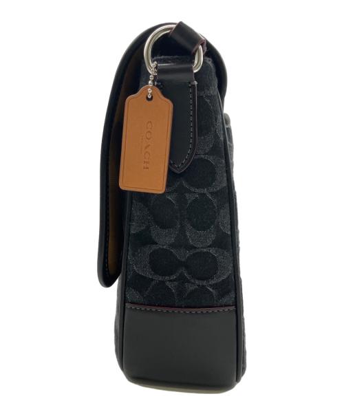 COACH（コーチ）COACH (コーチ) スプリント マップ バッグ 25・シグネチャー デニムショルダーバッグ ブラックの古着・服飾アイテム