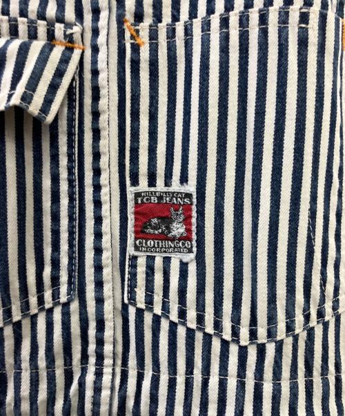 TCB jeans（ティーシービー ジーンズ）TCB jeans (ティーシービー ジーンズ) オーバーオール ホワイト×ネイビー サイズ:FREEの古着・服飾アイテム