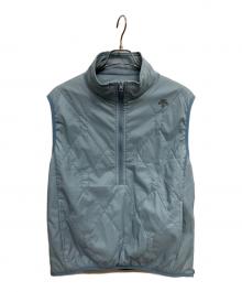 DESCENTE（デサント）の古着「POLARTEC(R) ALPHA(R) リバーシブル中綿ベスト」｜スカイブルー