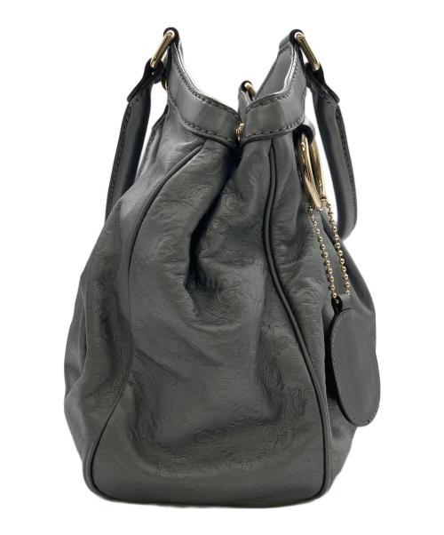 GUCCI（グッチ）GUCCI (グッチ) グッチシマ スーキー トートバッグ グレーの古着・服飾アイテム