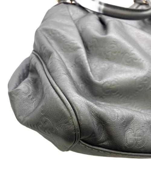 GUCCI（グッチ）GUCCI (グッチ) グッチシマ スーキー トートバッグ グレーの古着・服飾アイテム