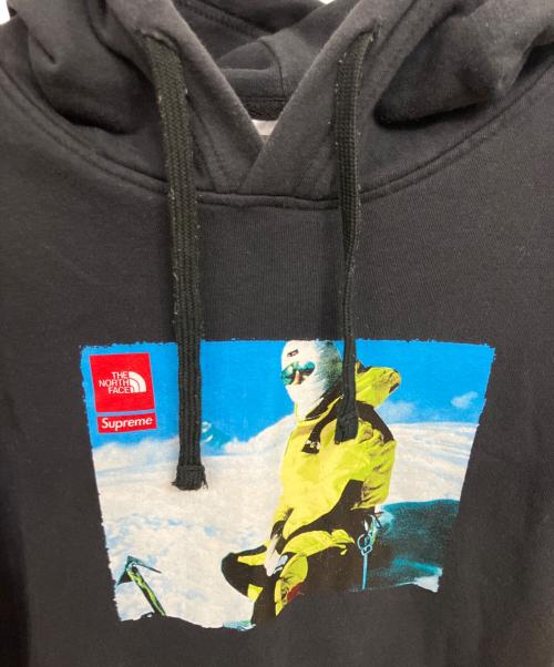 THE NORTH FACE（ザ ノース フェイス）THE NORTH FACE (ザ ノース フェイス) SUPREME (シュプリーム) EXPEDITION PULLOVER Hoodie ブラック サイズ:Mの古着・服飾アイテム