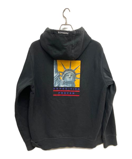 THE NORTH FACE（ザ ノース フェイス）THE NORTH FACE (ザ ノース フェイス) SUPREME (シュプリーム) Statue of Liberty Hooded Sweatshirt ブラック サイズ:Lの古着・服飾アイテム