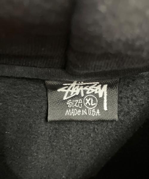stussy（ステューシー）stussy (ステューシー) UNION (ユニオン) プルオーバーパーカー ブラック サイズ:XLの古着・服飾アイテム