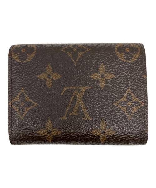LOUIS VUITTON（ルイ ヴィトン）LOUIS VUITTON (ルイ ヴィトン) モノグラム ポルトフォイユ・エレーヌ 3つ折り財布 ブラウンの古着・服飾アイテム