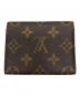 中古・古着 LOUIS VUITTON (ルイ ヴィトン) モノグラム カードケース：12000円