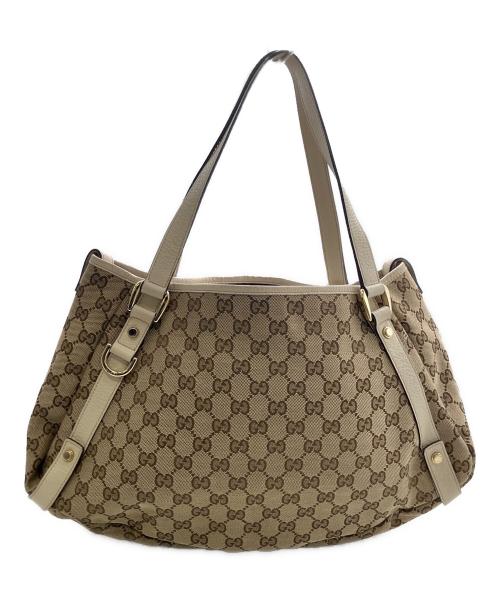 GUCCI（グッチ）GUCCI (グッチ) ハンドバッグ ブラウンの古着・服飾アイテム