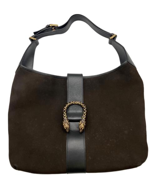 GUCCI（グッチ）GUCCI (グッチ) デュオニソス タイガーヘッド ワンショルダーバッグ ブラウンの古着・服飾アイテム