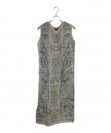 Ameri（アメリ）の古着「ASMEE 2WAY I LINE KNIT DRESS」｜グレー