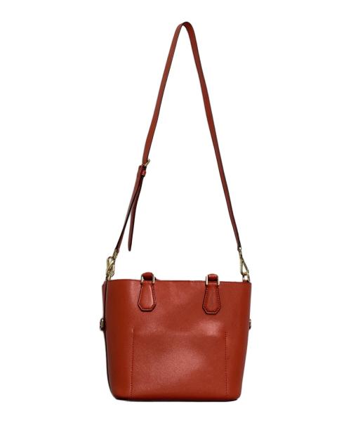 MICHAEL KORS（マイケル・コース）MICHAEL KORS (マイケル・コース) GREENWICH 2WAY SHOULDER BAG レッドの古着・服飾アイテム