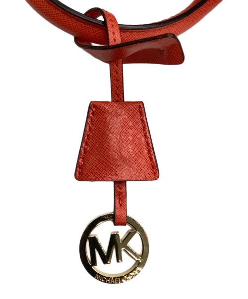 MICHAEL KORS（マイケル・コース）MICHAEL KORS (マイケル・コース) GREENWICH 2WAY SHOULDER BAG レッドの古着・服飾アイテム