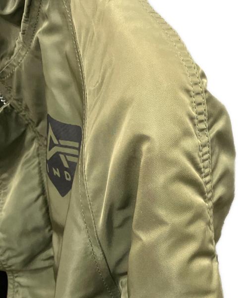 ALPHA（アルファ）ALPHA (アルファ) 中綿ジャケット カーキ サイズ:Mの古着・服飾アイテム