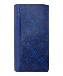 LOUIS VUITTON（ルイ ヴィトン）の古着「長財布/タイガラマ　ポルトフォイユ ブラザ」｜ブルー