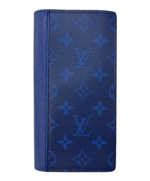 LOUIS VUITTON（ルイ ヴィトン）LOUIS VUITTON (ルイ ヴィトン) 長財布/タイガラマ　ポルトフォイユ ブラザ ブルーの古着・服飾アイテム