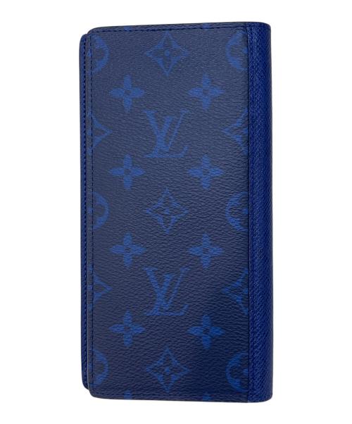 LOUIS VUITTON（ルイ ヴィトン）LOUIS VUITTON (ルイ ヴィトン) 長財布/タイガラマ　ポルトフォイユ ブラザ ブルーの古着・服飾アイテム