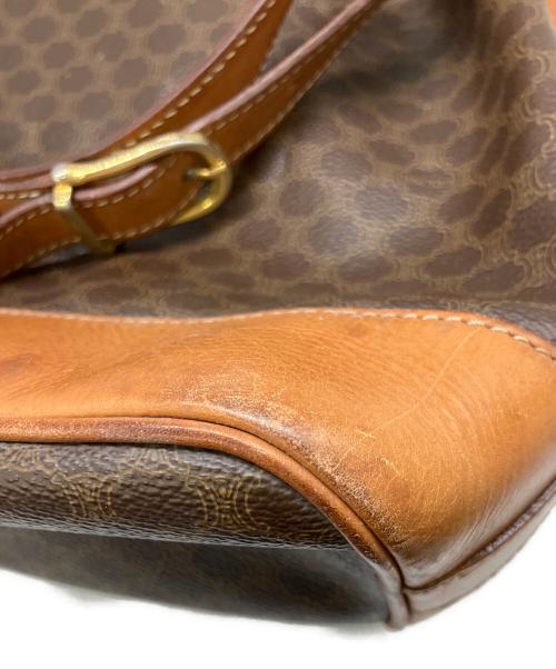 CELINE（セリーヌ）CELINE (セリーヌ) マカダム ショルダーバッグ ブラウンの古着・服飾アイテム