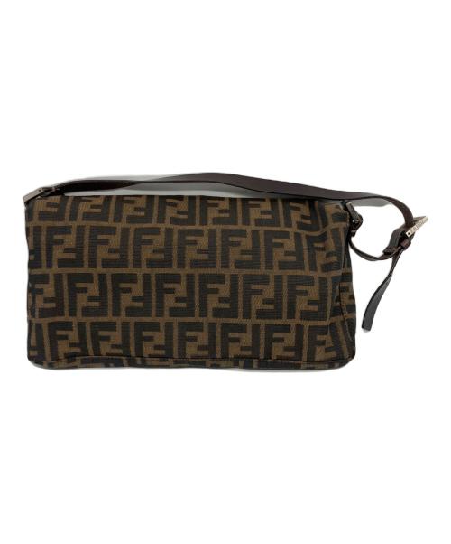 FENDI（フェンディ）FENDI (フェンディ) ズッカ ショルダーバッグ ベージュの古着・服飾アイテム