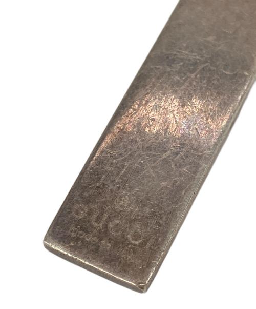 GUCCI（グッチ）GUCCI (グッチ) ダブルボールチェーンプレートネックレスの古着・服飾アイテム