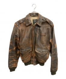 AVIREX（アヴィレックス）の古着「A-2フライトジャケット」｜ブラウン