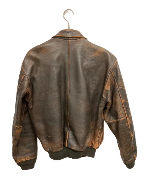 AVIREX（アヴィレックス）AVIREX (アヴィレックス) A-2フライトジャケット ブラウン サイズ:XSの古着・服飾アイテム